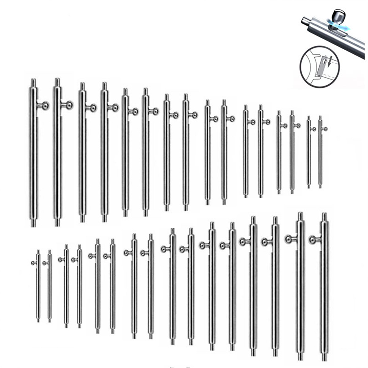 Spring Bar Tool Set - 22 мм, 20 мм, 10 шт.,