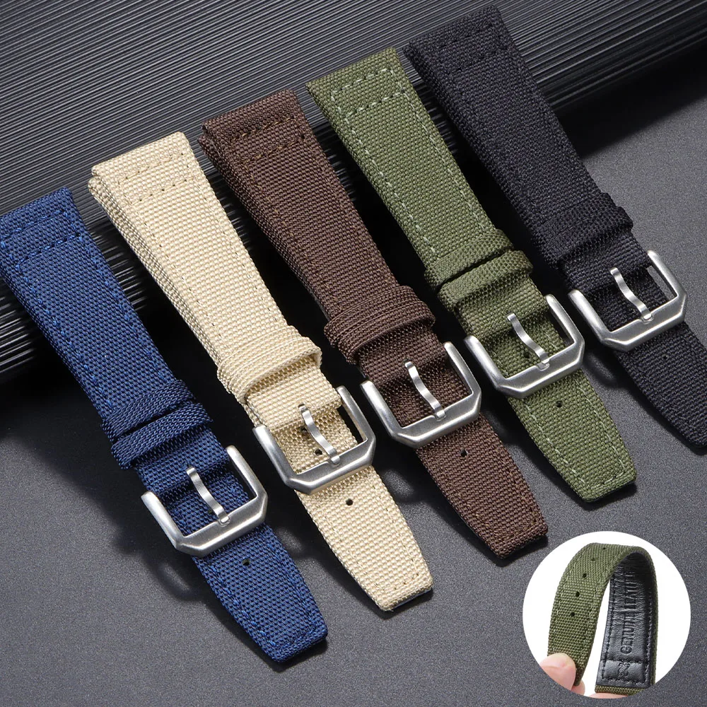 Nato Strap Nylon - Нейлоновый холщовый ремешок для часов IWC