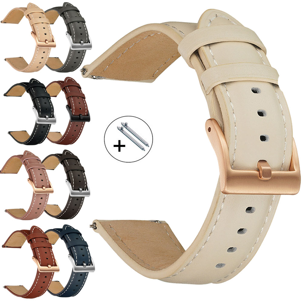 Leather Strap Quick Release - Ремешок для часов из натуральной кожи
