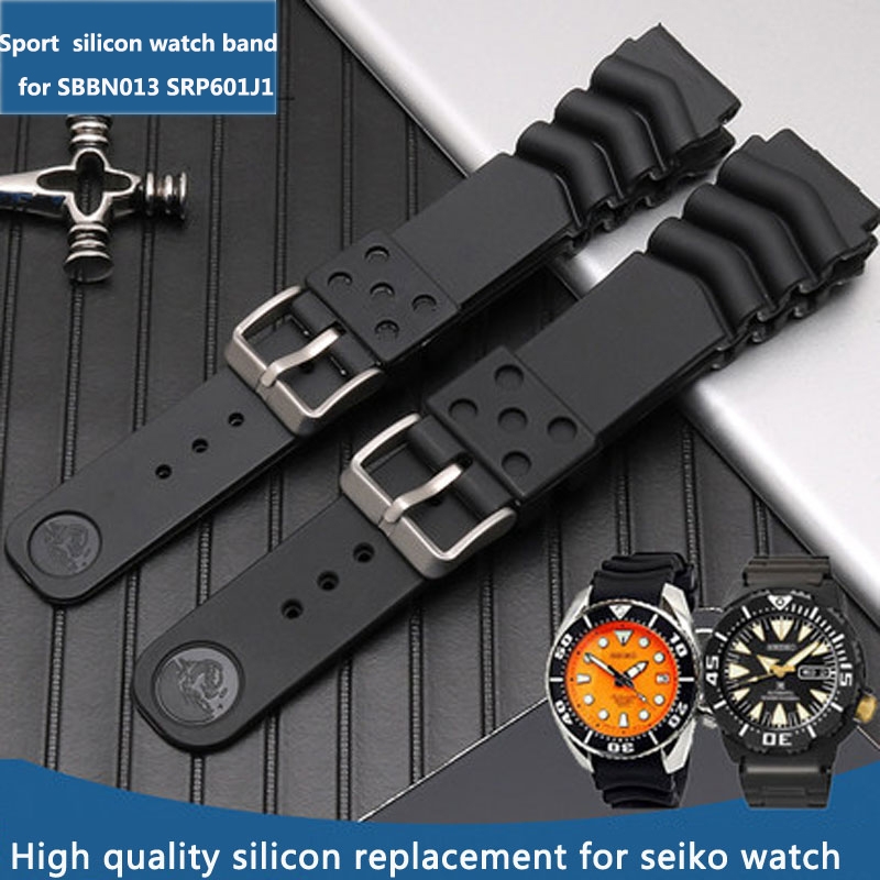Seiko Watch 5 Sports - Спортивный силиконовый ремешок для часов Seiko