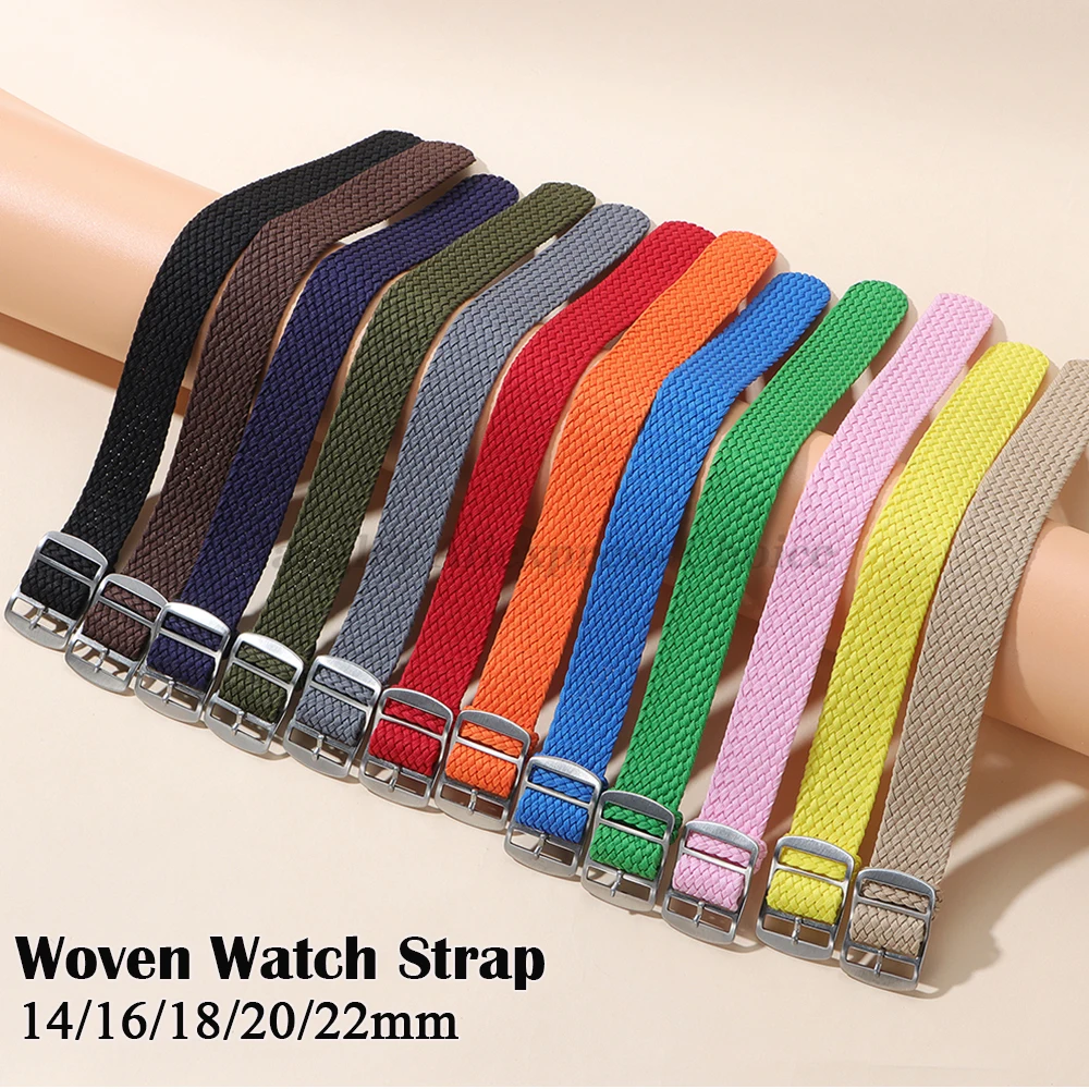 14 мм, 16 мм, 18 мм, 20 мм, 22 – обзор и цена Perlon Strap Woven