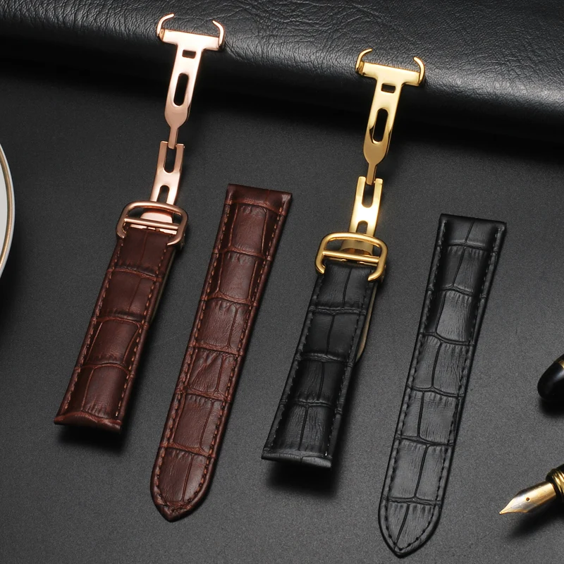 Ремешок для часов, из натураль – обзор и цена Cartier Watch Santos