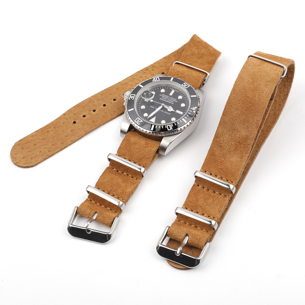Мягкий ретро замшевый ремешок  – обзор и цена Nato Strap Nylon
