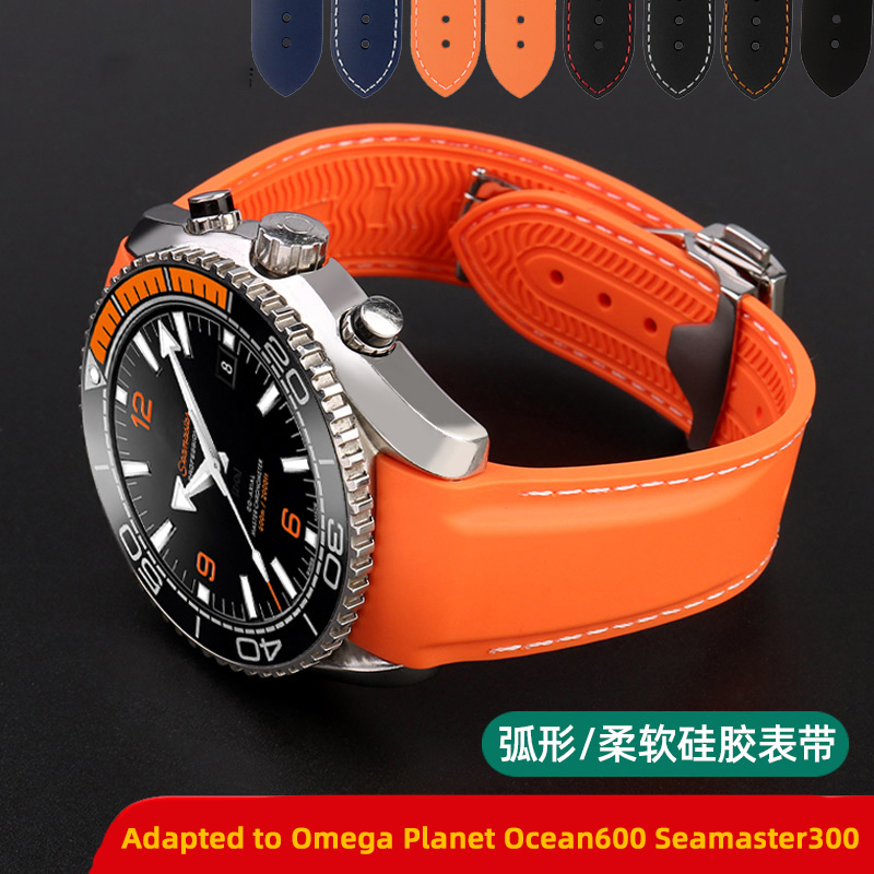 Силиконовый ремешок 22 мм для  – обзор и цена Omega Watch Seamaster