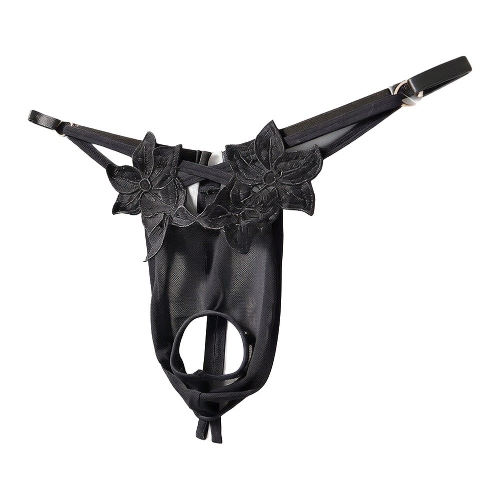 Мужские кружевные трусы-стринг – обзор и цена Mesh Strap Metal