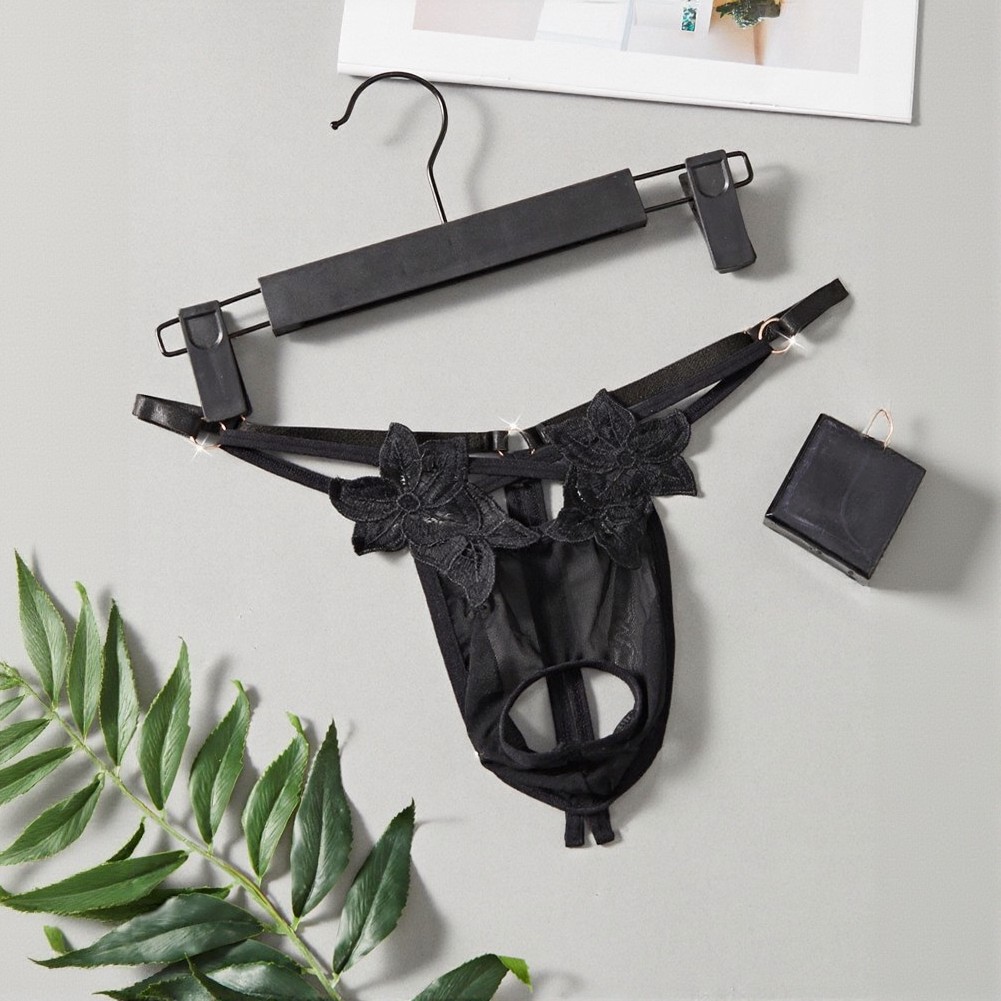 Мужские кружевные трусы-стринг – обзор и цена Mesh Strap Metal
