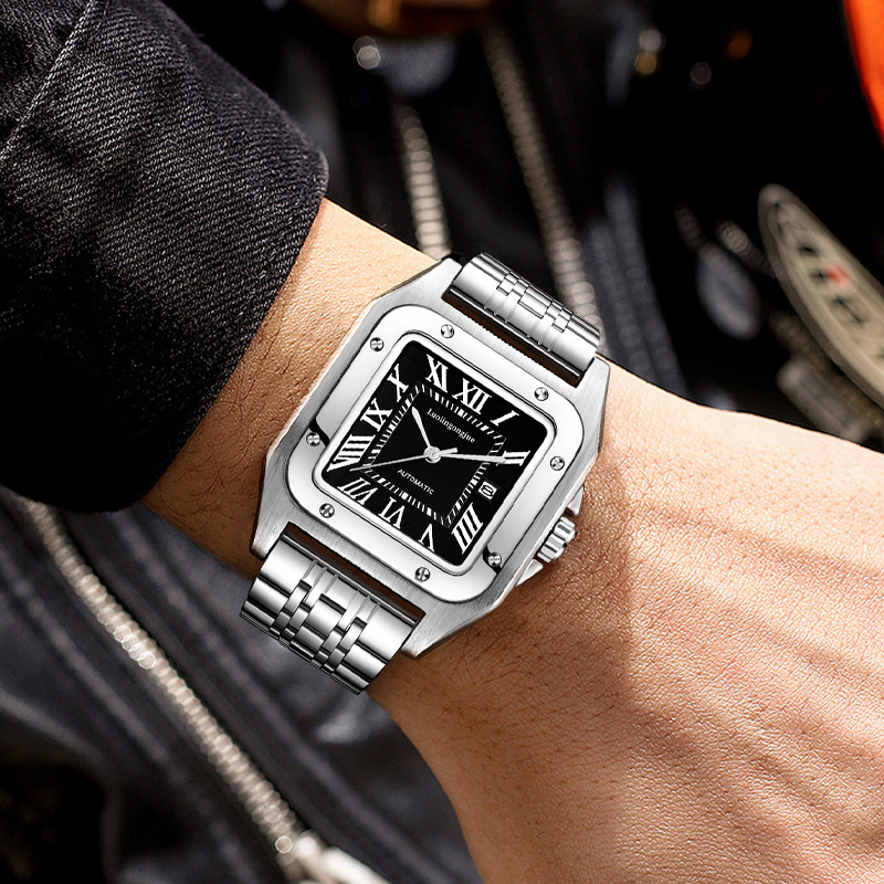 Элитные роскошные квадратные а – обзор и цена Cartier Watch Santos