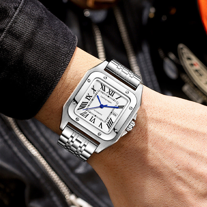 Элитные роскошные квадратные а – обзор и цена Cartier Watch Santos