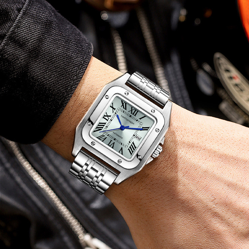 Элитные роскошные квадратные а – обзор и цена Cartier Watch Santos