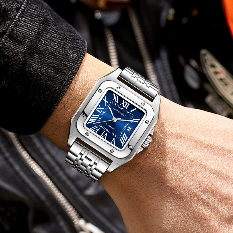 Элитные роскошные квадратные а – обзор и цена Cartier Watch Santos