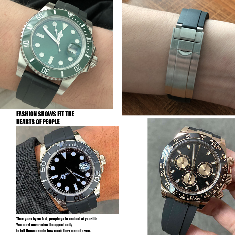 Ремешок резиновый для часов 18 – обзор и цена Rolex Watch Submariner