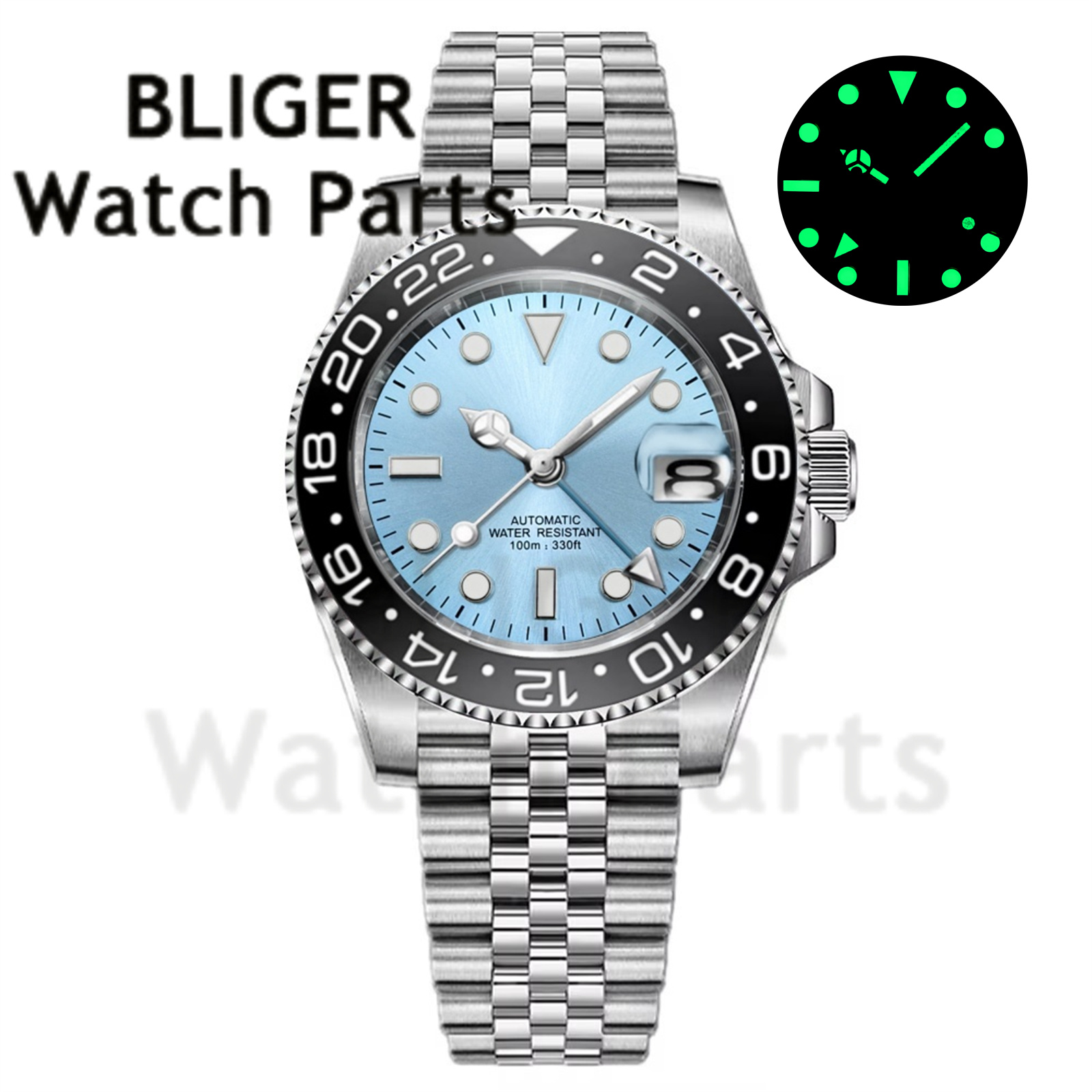 Мужские механические часы Cust – обзор и цена Stainless Bracelet Diver